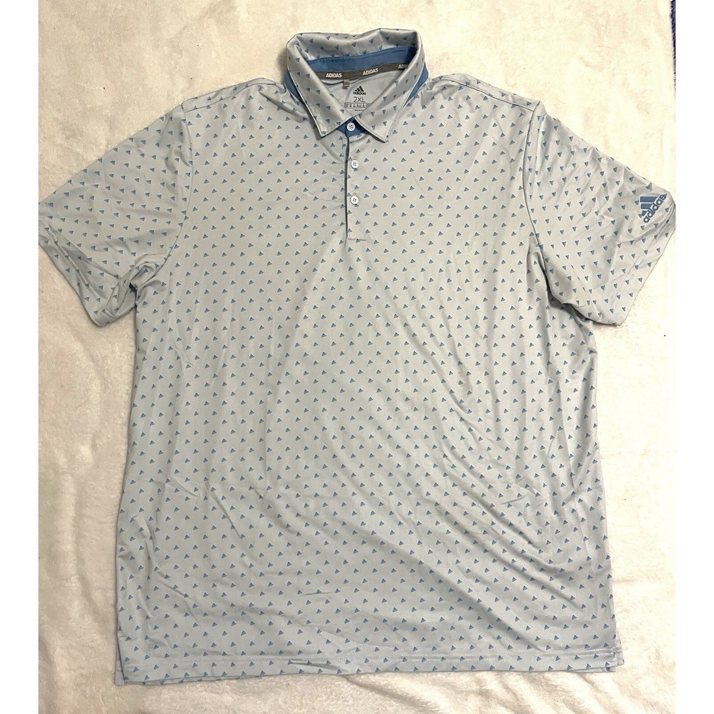 3 Adidas Men's XXL Shirt Short Sleeve Collared Sport Polo - Picture 7 of 15